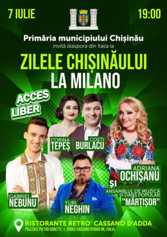Zilele Chișinăului la Milano