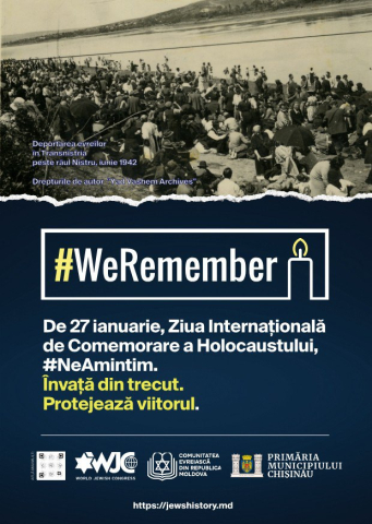 Săptămâna Memoriei Holocaustului în Municipiul Chișinău