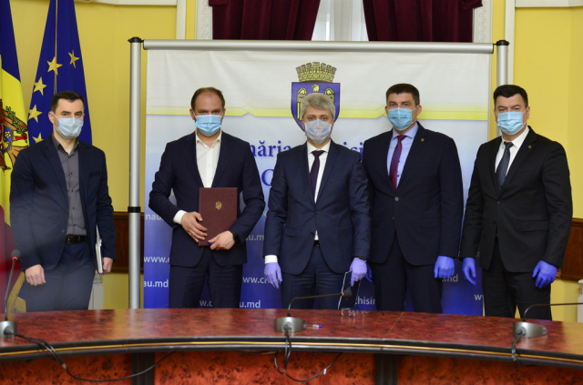 The Signing the Collaboration Agreement between Chisinau City Hall and the National Anticorruption Center

