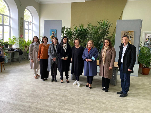 Deputy Mayor Angela Cutasevici, together with the Minister of Foreign Affairs, Education and Sport of the Principality of Liechtenstein, Dominique Hasler, visited the city camp for children GREEN GATE City Center for Young Naturalists