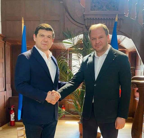 The General Mayor, Ion Ceban, had a meeting with the President of Galati County
