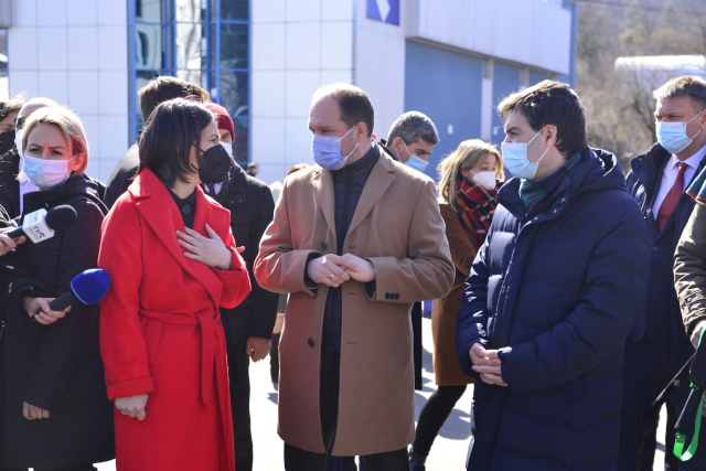 German Minister of Foreign Affairs, Annalena Baerbock visits Chisinau placement center