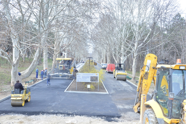 Инспектирование работ по реконструкции Парка «Валя Трандафирилор»  

 