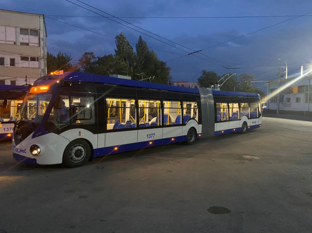  Presentation of the five newly assembled trolleybuses