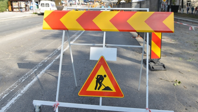 Приостановление дорожного движения на перекрестке ул. Тигина - ул. А. Бернардацци