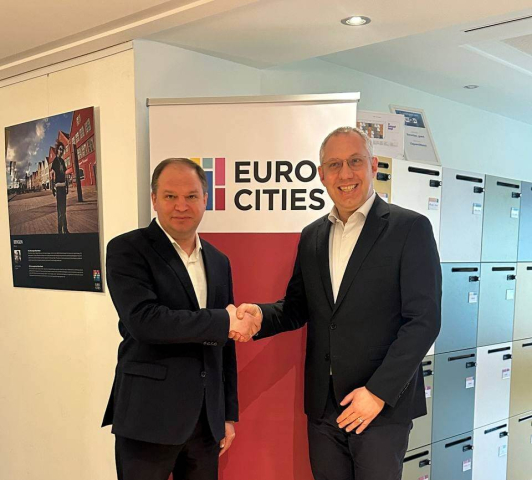 The General Mayor meeting with EUROCITIES Administration
