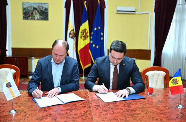 Semnarea Acordului de parteneriat între Primăria Chișinău și Camera de Comerț și Industrie Moldova-China