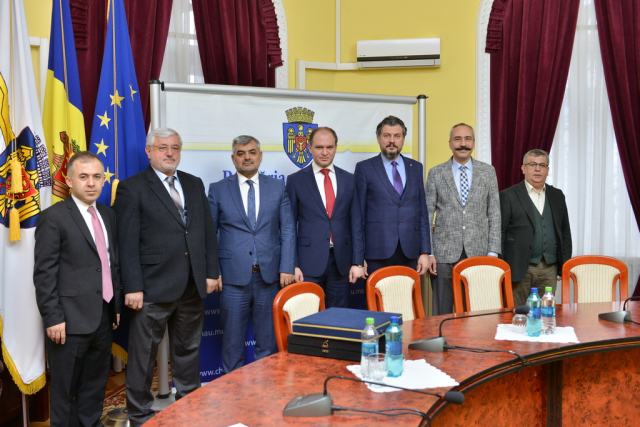 A delegation from the Republic of Turkey, visiting Chisinau

