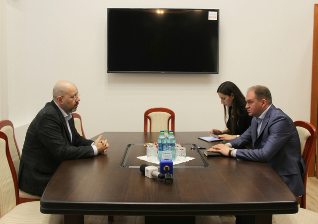 The meeting of the General Mayor, Ion Ceban, with the Deputy Mayor of Bucharest, Aurelian Bădulescu

