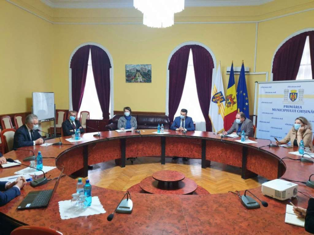 Meeting of the Capital's General Mayor, with the Ambassador of France