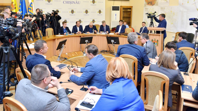  Заседание по основанию Муниципального совета Кишинева 