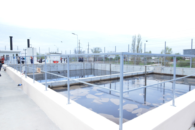 Сдача в эксплуатацию станции очищения сточных вод бывшей муниципальной свалки по ул. Узинелор