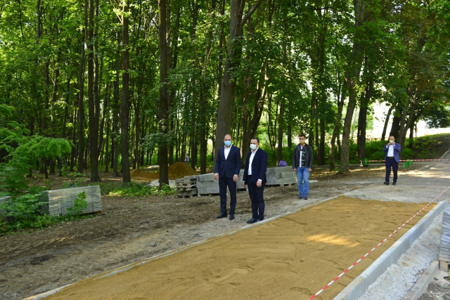 Arrangement of a pedestrian area in the "Butoiaș" Park, Buiucani District

