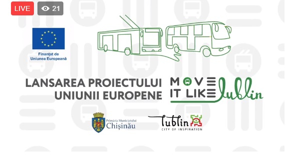  Launch of the "Move it like Lublin" Project - an initiative for the sustainable development of public transport in Chisinau  (VIDEO) 
